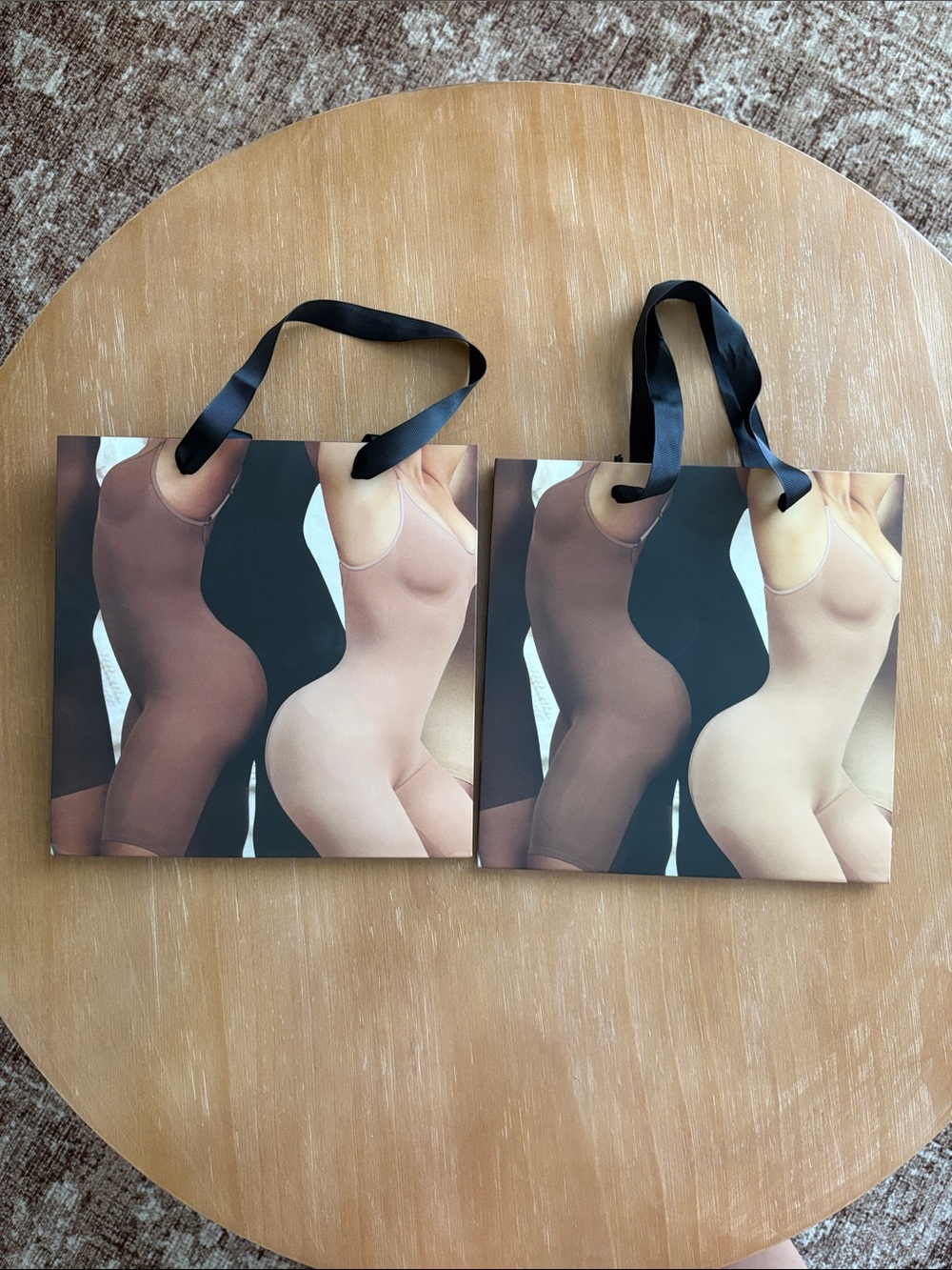 Bundle of Skims Shopping Bags